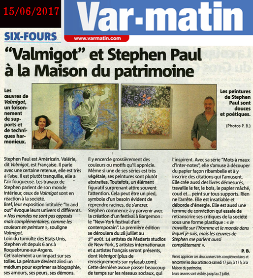 Art.VAR MATIN IN AND OUT 2017