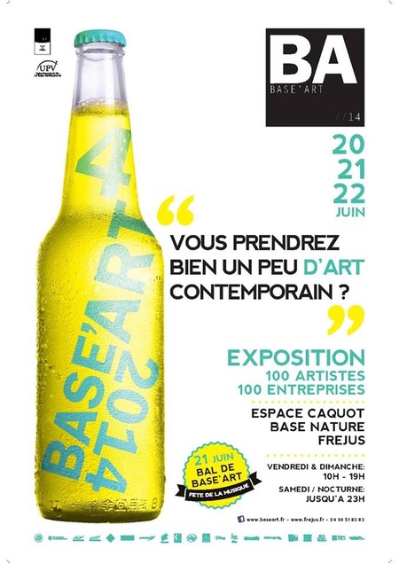 AFFICHE EXPO BASE'ART 2014